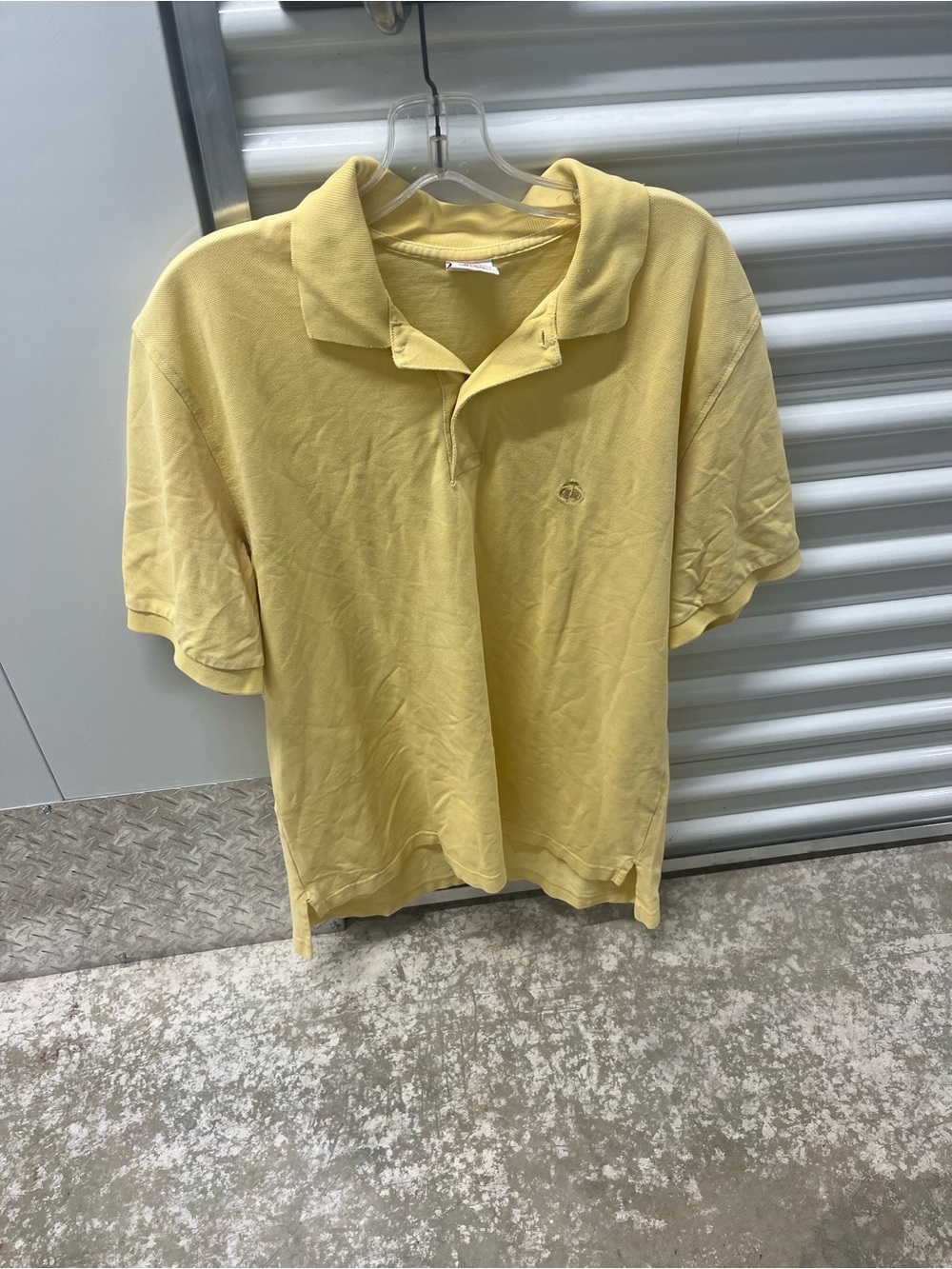 Yellow Brooks brothers  Polo Shirt with Subtle Embroidered Logo